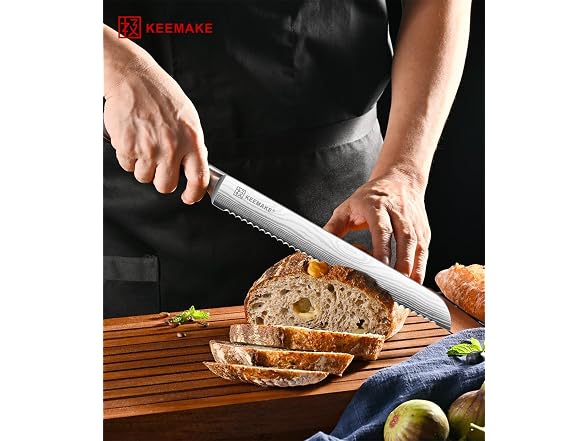 KEEMAKE 10 Inch Bread Knife