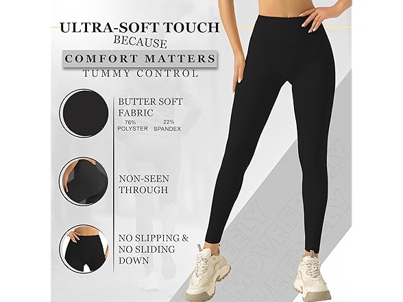 Zippy High Waist Thick Yoga Leggings