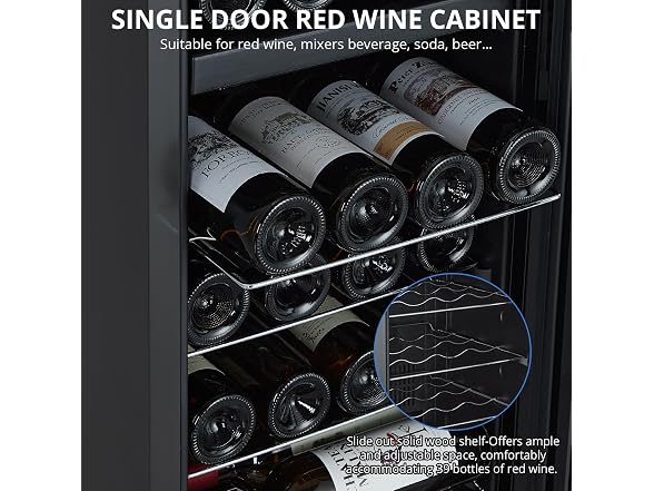 OUTLANE 39-Bottle Wine Cooler