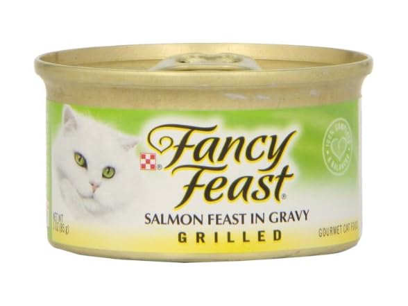 1CT Fancy Feast Cat Food Grilled Salmon Feast