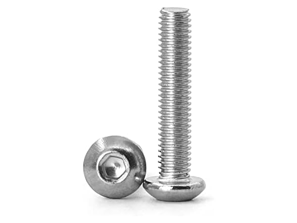1/4-20x1-3/8 Button Head Screws 304SS