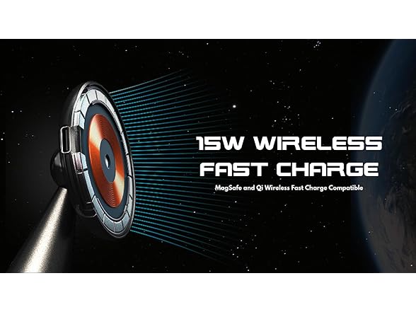 15Watt Orbit 360° Flexhub Wireless Charging Dock