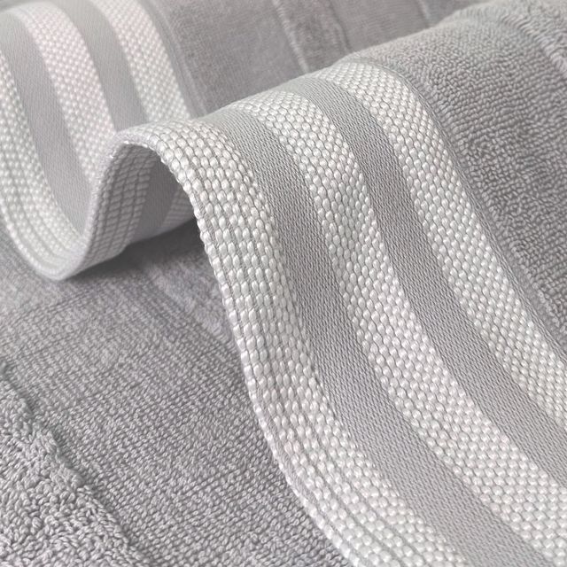 6-Piece Jacquard Stripe Kyoto Towel Set - Gallery 20