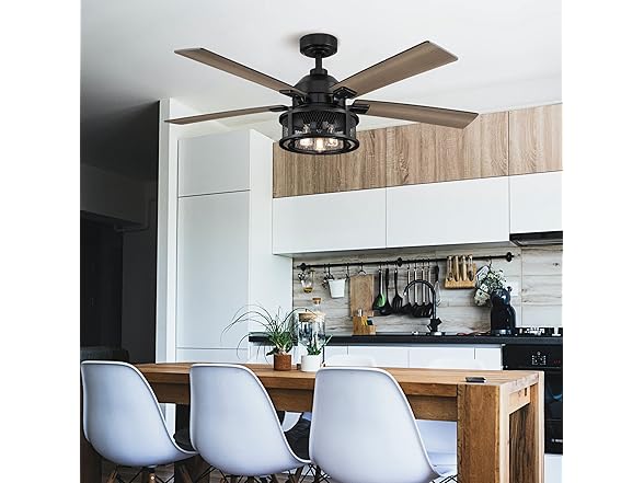 Parrot Uncle F6318110V 52" Ceiling Fan with Lights