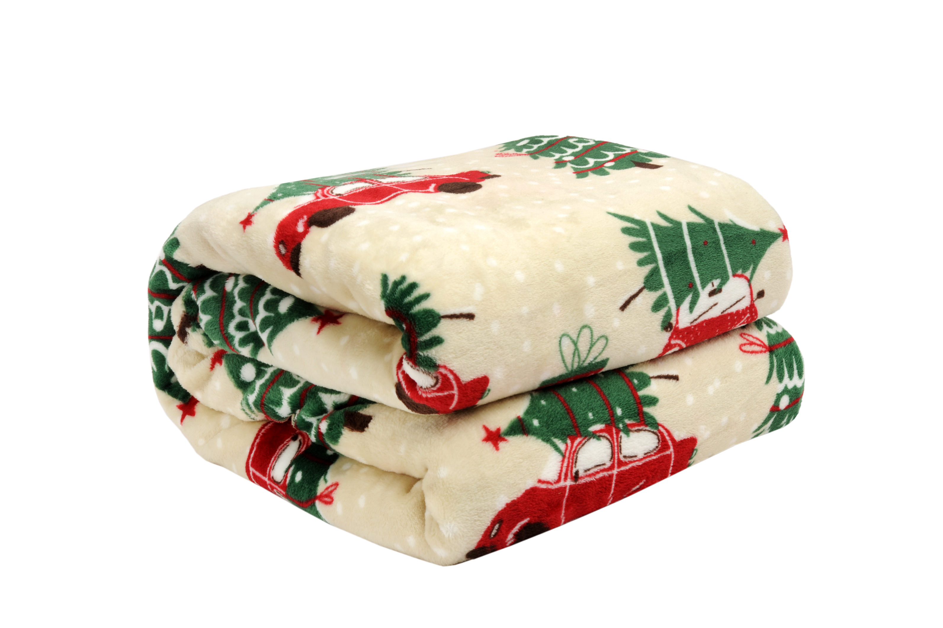 Holiday Plush Flannel Throw Blanket - Gallery 19