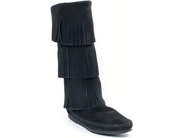 Minnetonka Women's 3-Layer Fringe Boot