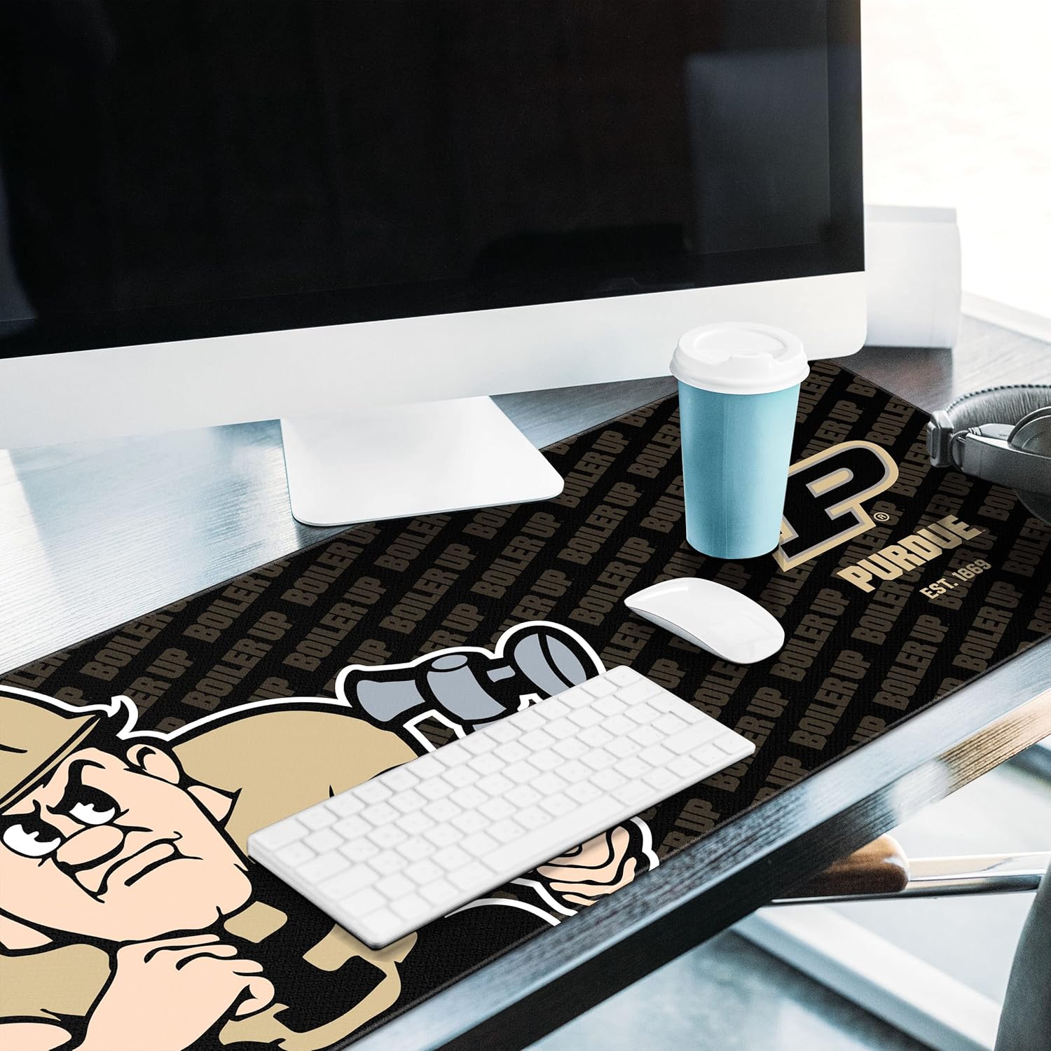 YouTheFan NCAA Purdue Boilermakers Logo Series Desk Pad - Gallery 5