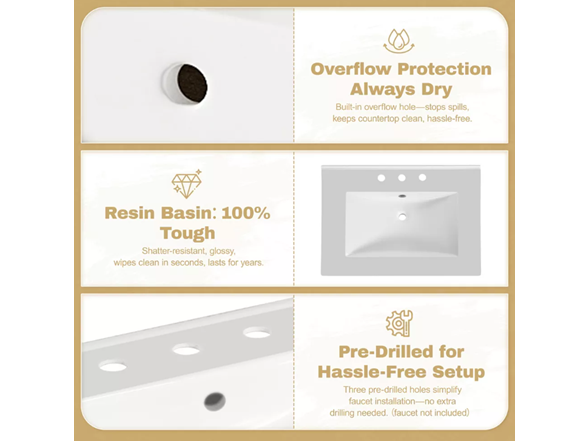 Christopher Knight Home Syricon Farmhouse 30'' Vanity