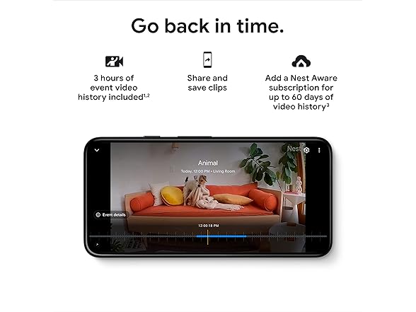 (NEW) Google indoor Nest Security Cam 1080p (Wired) - 2nd Gen