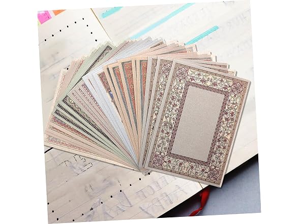 NUOBESTY Scrapbook Stickers Retro