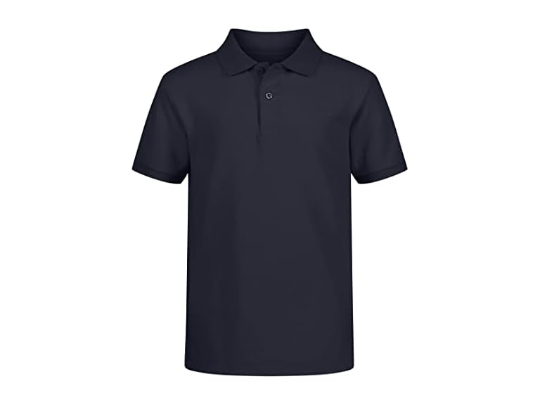 IZOD Boys' School Uniform S/S Pique Polo