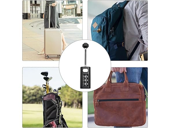 (2 Pack) Travel Luggage Lock