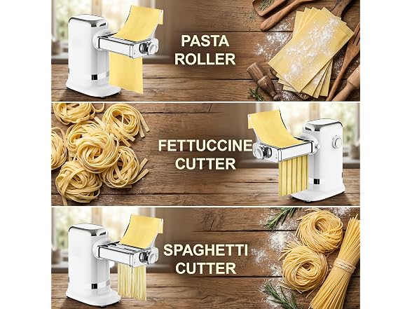 GVODE Silver Electric Pasta Maker Machine
