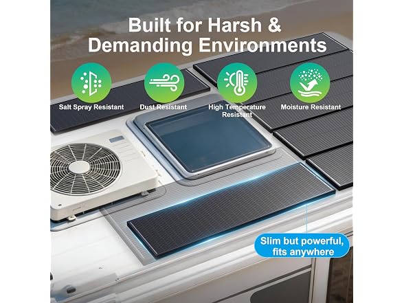 100W N-Type 12V Slim Solar Panel