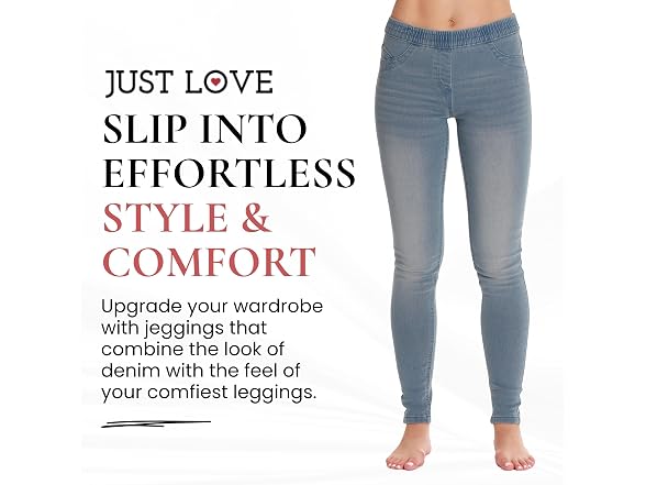 Just Love Women (L) Jeggings 6877-ltden-l
