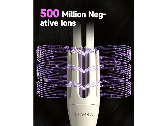 Rotating Curling Iron with 3 Temp