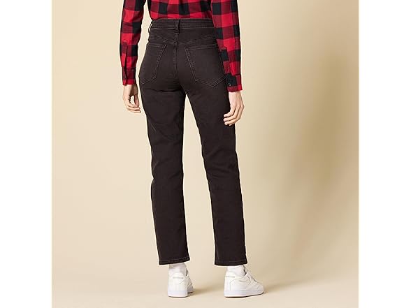 Amazon Essentials Women High-Rise Straight Jeans