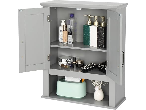 VINGLI Medecine Cabinet with 2 Doors