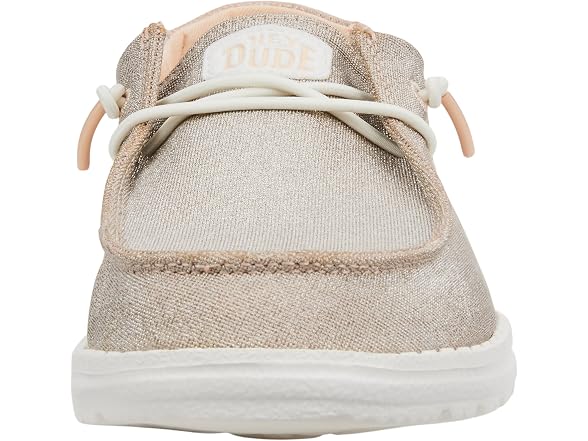 Hey Dude Wendy Metallic Sparkle Women's Shoes (38)