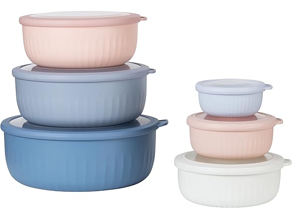 COOK WITH COLOR Prep Bowls with Lids