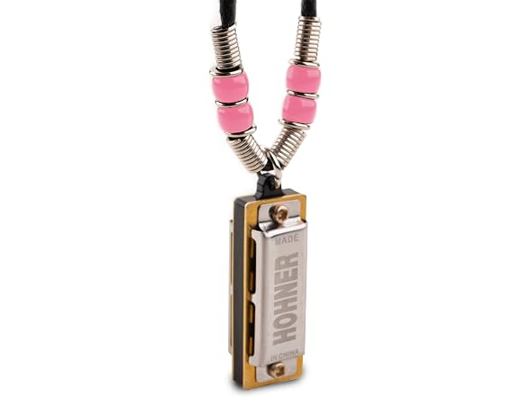 Hohner HOHNER Mini Harmonica Necklace Pink