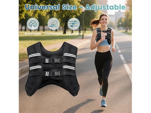 Cavry Adjustable Weighted Vest