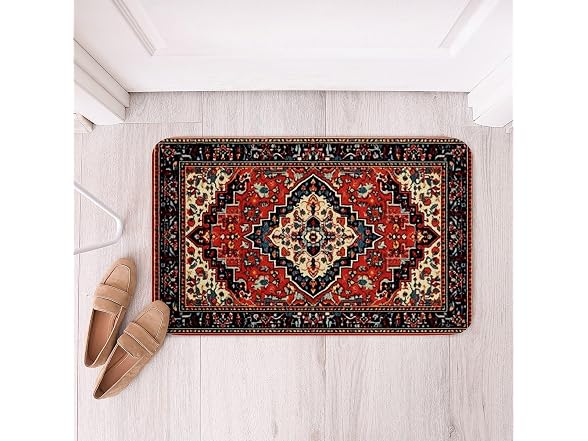 Art Deco Bath Rugs Oriental Mat for Girls