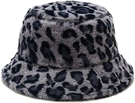 Women's Faux Fur Fuzzy Bucket Hat