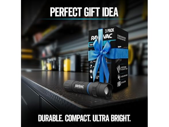 Energizer Rayovac T2000 LED Flashlight 3 Pack