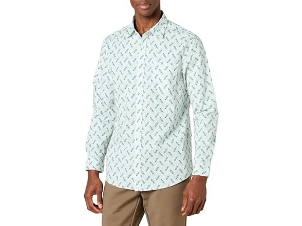 Light Blue, Bird Print