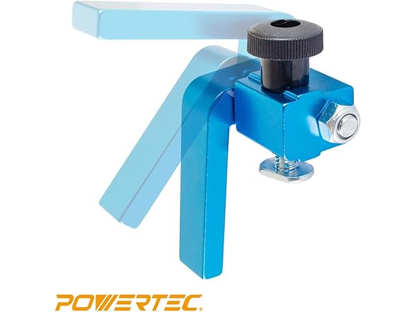 POWERTEC 2-1/4" Fence Flip Stop for Table Saw\