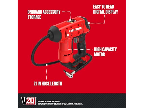 CRAFTSMAN CMCE521B V20 Air Compressor/Tire Inflator