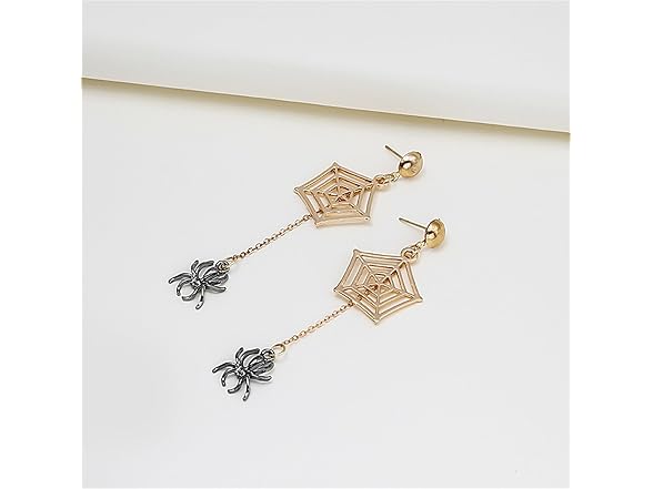 WETMT Spider Dangle Earrings