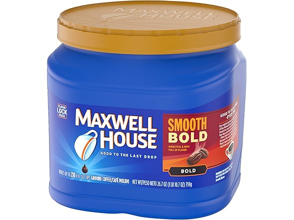 Maxwell House Smooth Bold Roast Ground Coffee