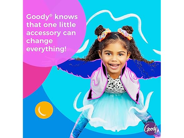GOODY Kids Large Teal Bow Barrette