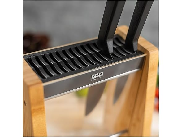 Kuhn Rikon ICED Bamboo Knife Block