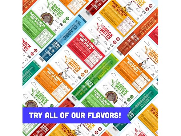 New Primal Snack Mates Turkey Sticks, Gl