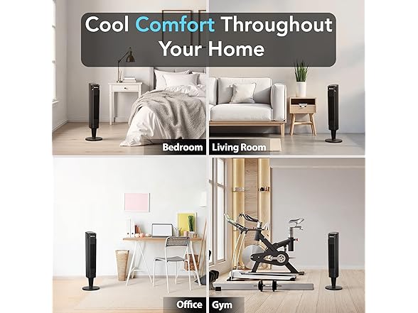 Comfort Zone 36” Tower Fan