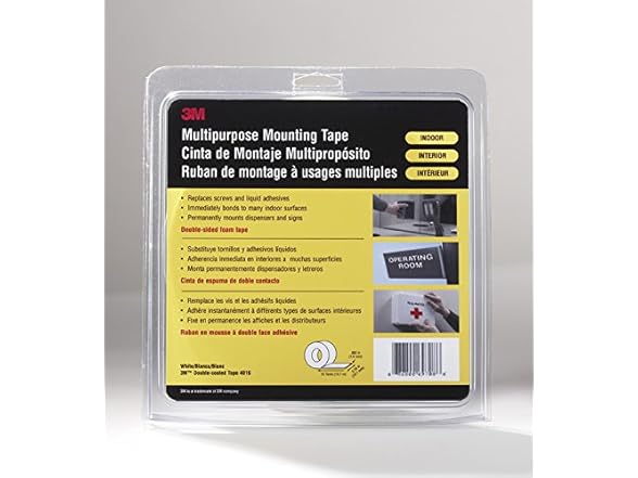 3M Double Coated Urethane Foam Tape 9 rolls, 36yd Roll