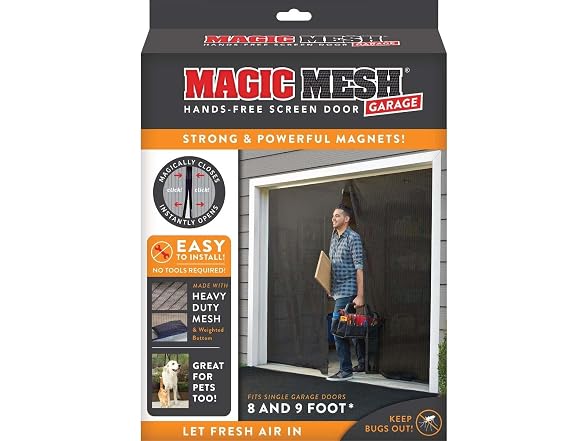Magic Mesh Garage Door Screen