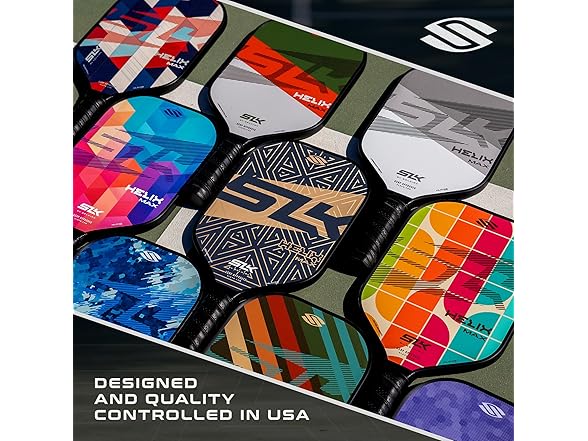 SLK Helix Pro Pickleball Paddle | Carbon