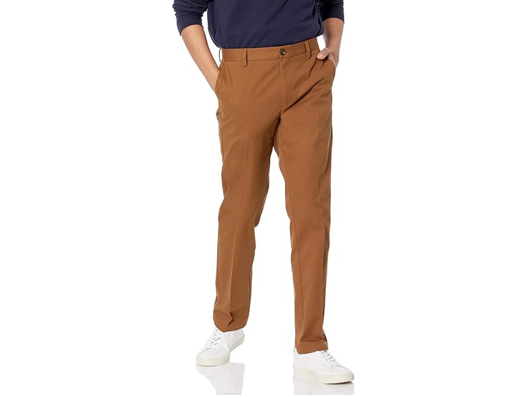 Amazon Essentials Men's Slim-Fit Wrinkle-Resistant Flat-Front Chino Pant