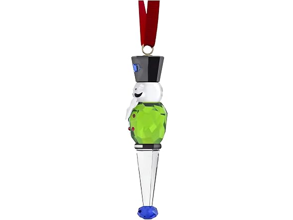 Swarovski Holiday Cheers:Ornament Nutcracker Green