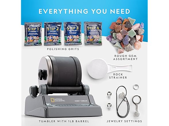 National Geographic Rock Tumbler Kit
