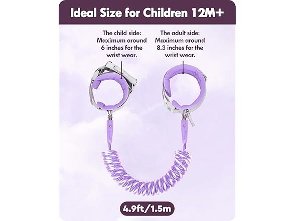 4 Pack Toddler Safety Leash Harness