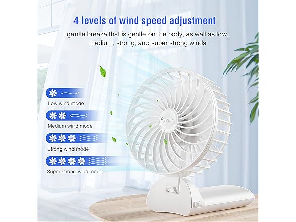 psecici Handheld Personal Fan