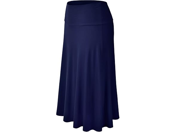 Eimin Women (XL) Lightweight Elastic Waist Skirt