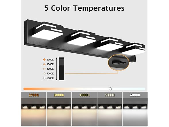 LED Modern Bathroom Vanity Light Fixture