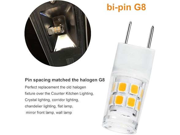 ETHT G8 LED Light Bulb 2.5 Watts