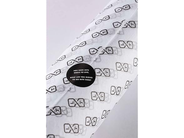 LifeTime 4000 Weeks Poster Memento